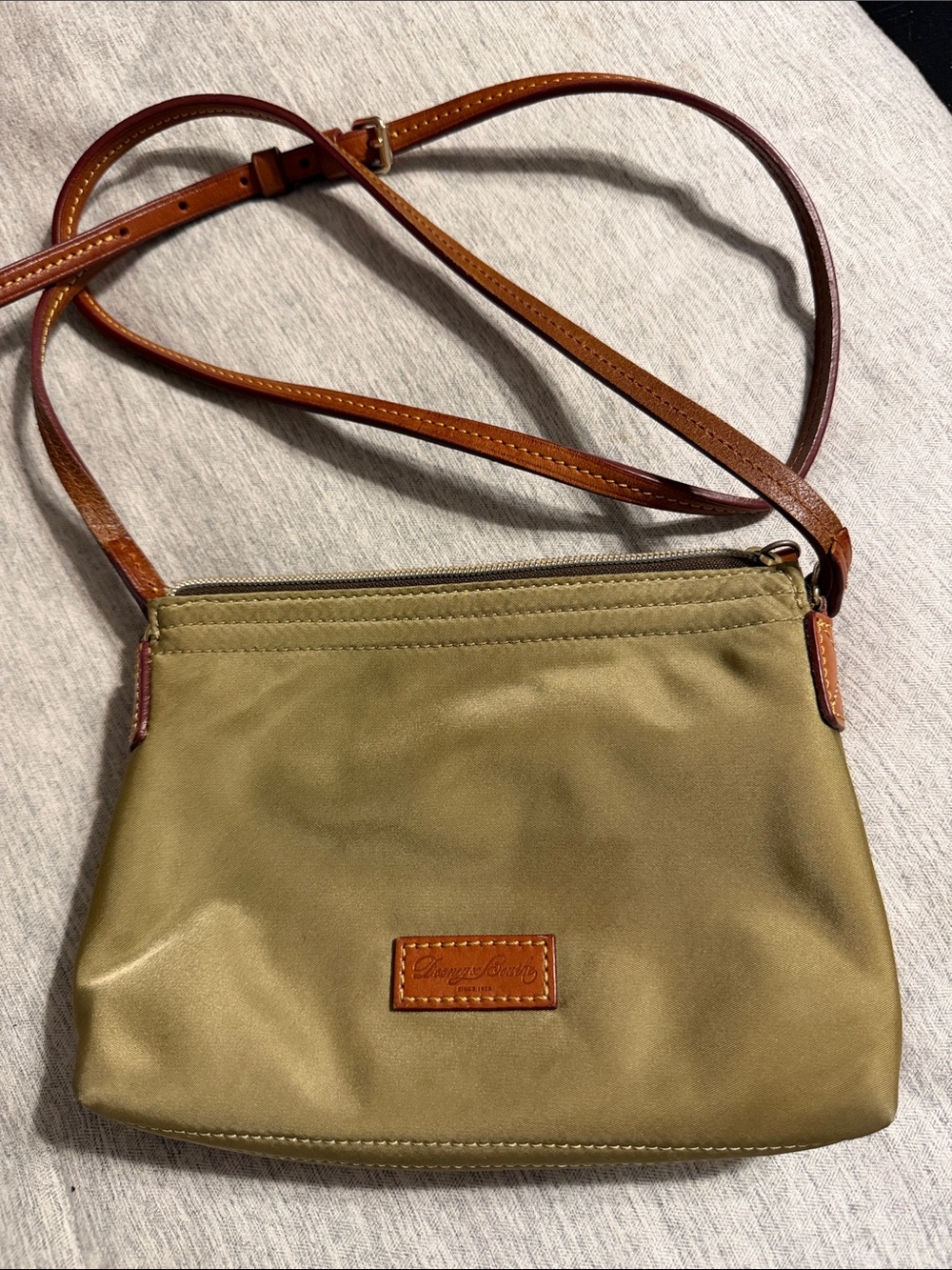 Vintage Dooney & Bourke Vinyl Crossbody Shoulder Bag